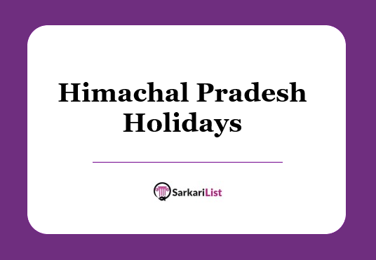 Himachal Pradesh Holidays