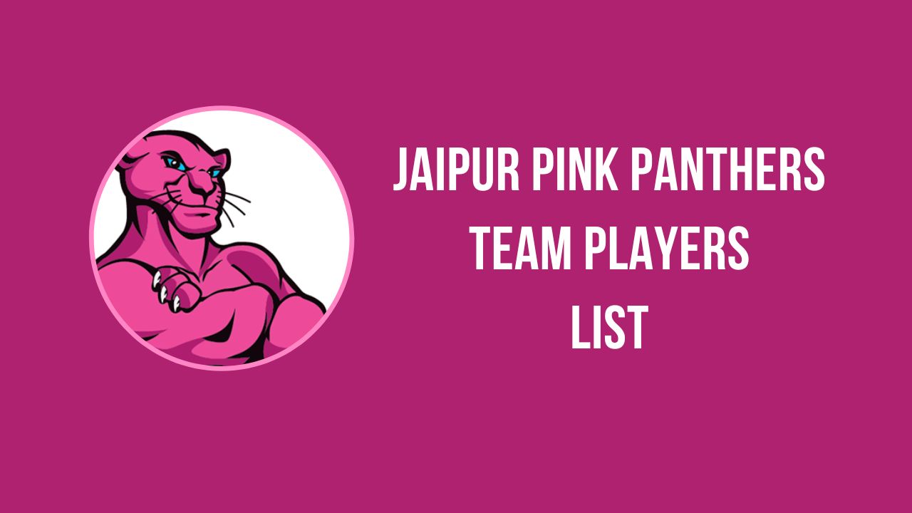 Jaipur Pink Panthers Team Players List 