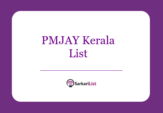 PMJAY Kerala List 