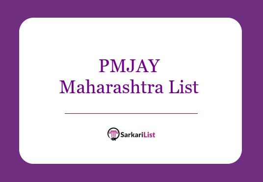 PMJAY Maharashtra List