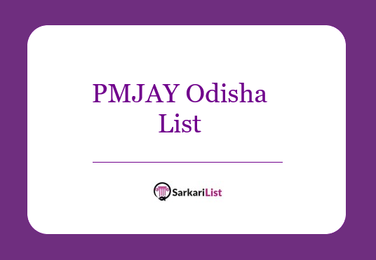 PMJAY Odisha List