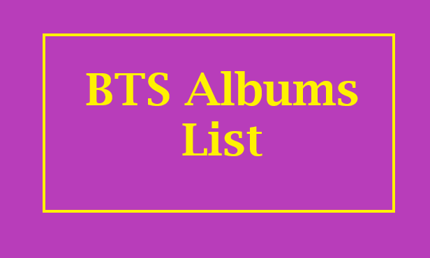 BTS Albums List