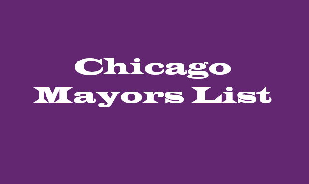 Chicago Mayors List 