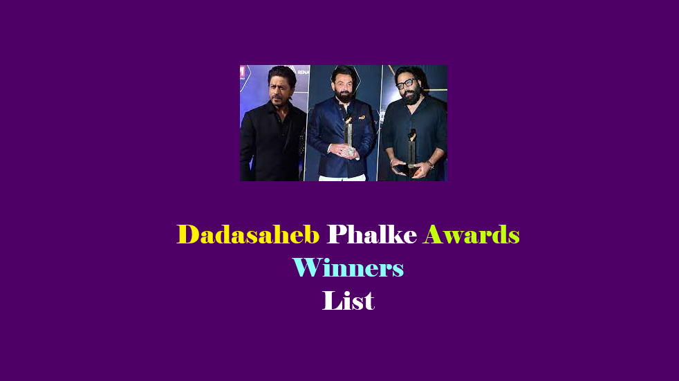 Dadasaheb Phalke Awards Winners List 