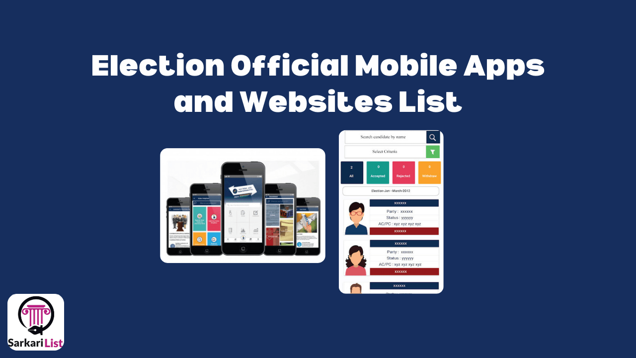 Election Official Mobile Apps and Websites List