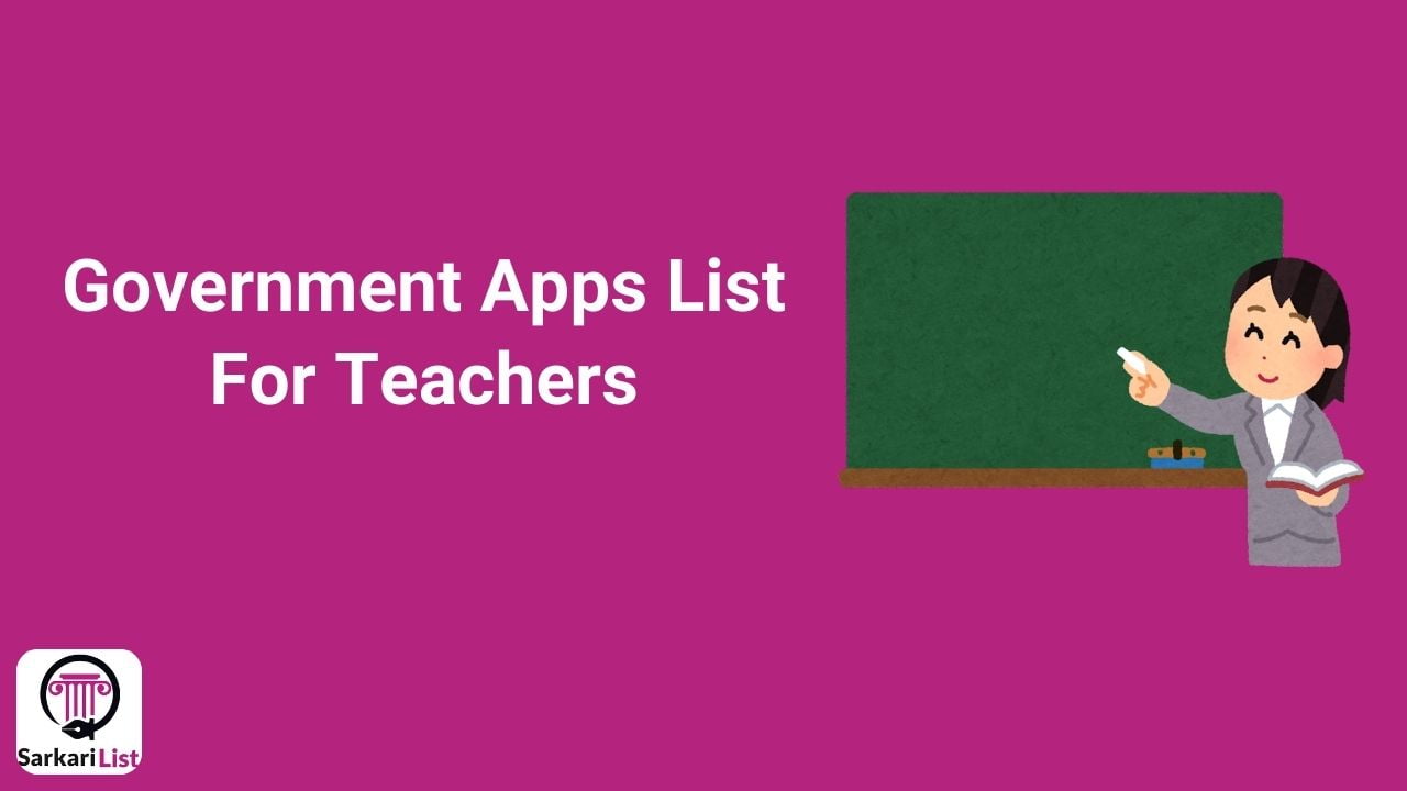 Government Apps List For Teachers