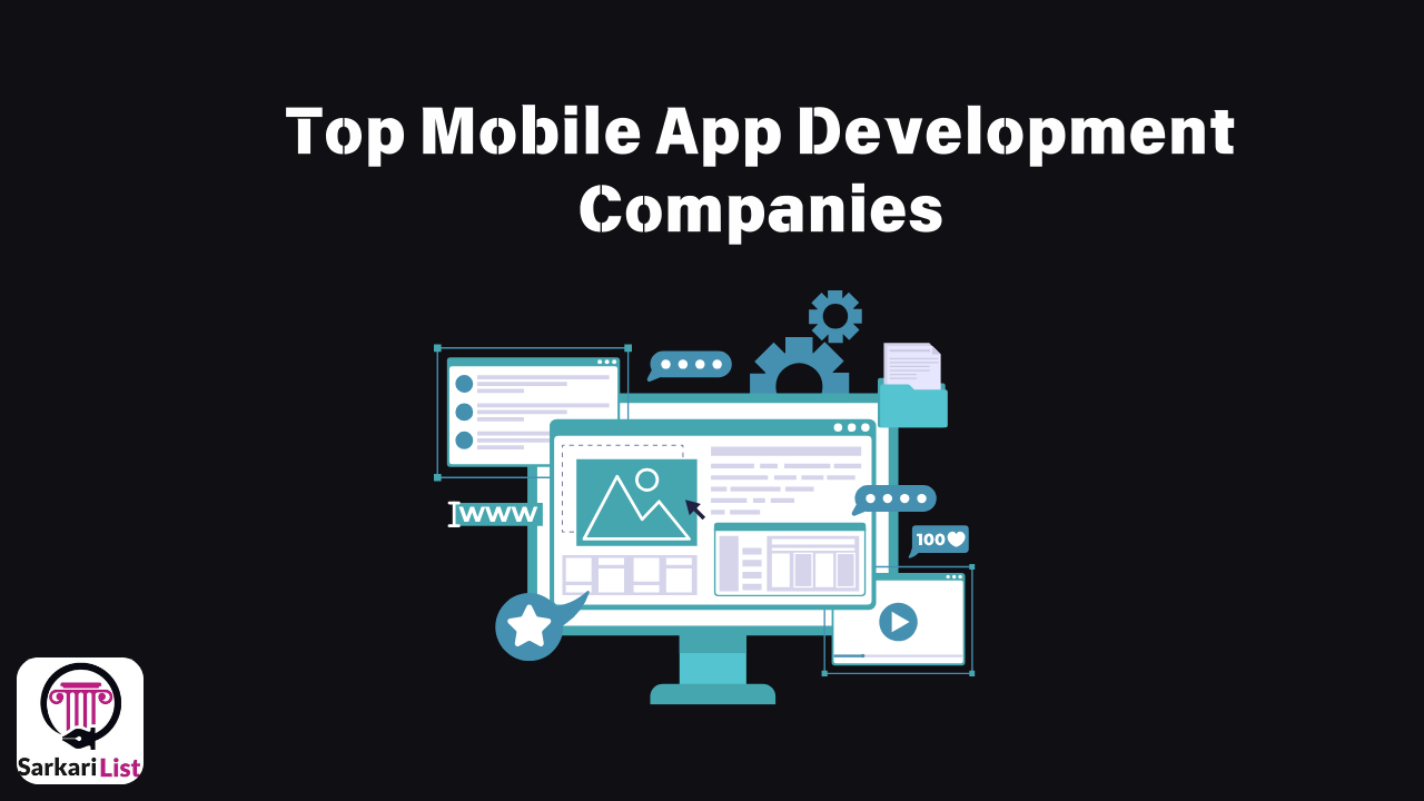 List of Top Mobile App Development Companies in India