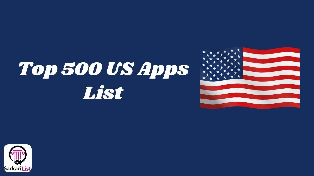 Top 500 US Apps List 