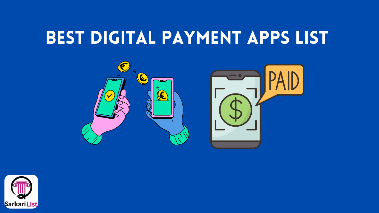 Best Digital Payment Apps List 